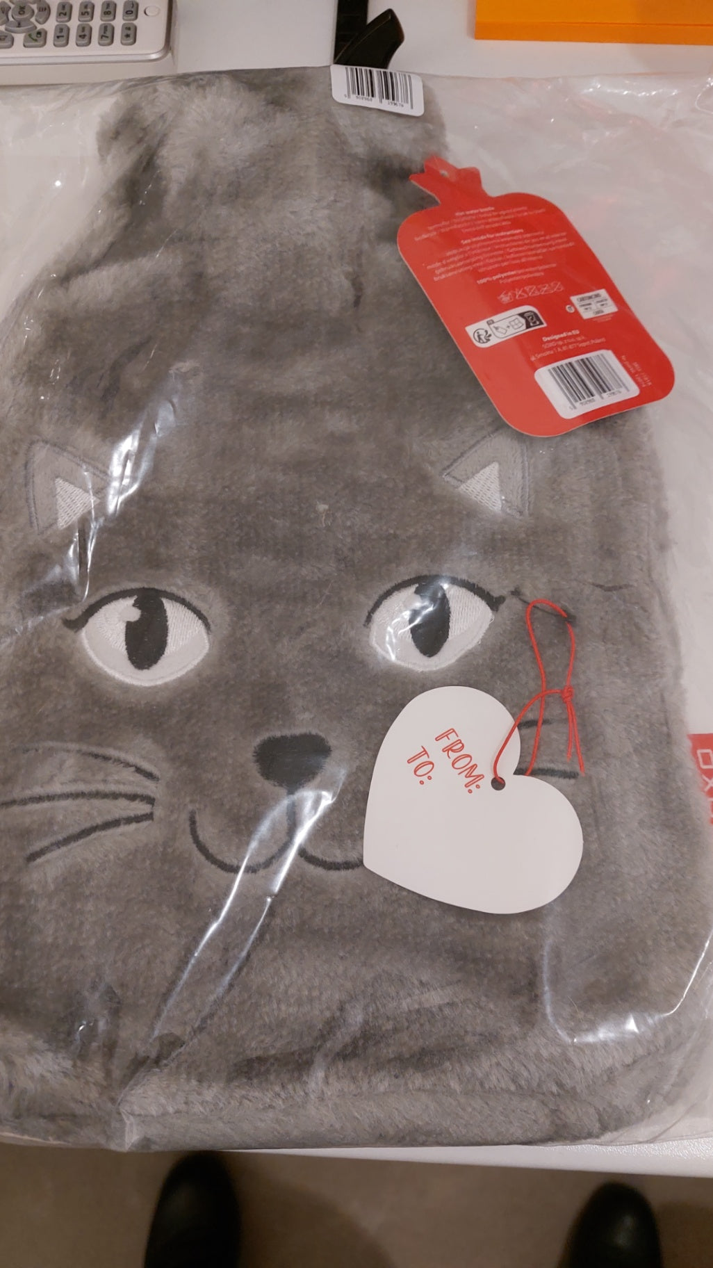 SOXO Wärmeflasche Katze