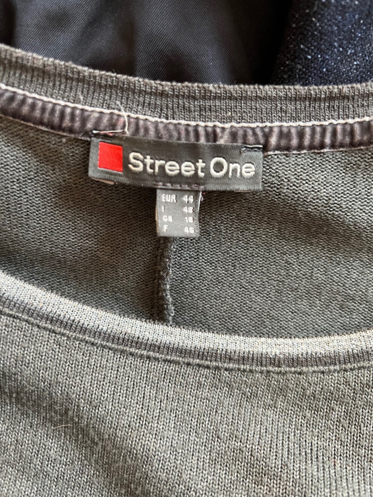 Street One Langarmshirt Grau Größe: 44