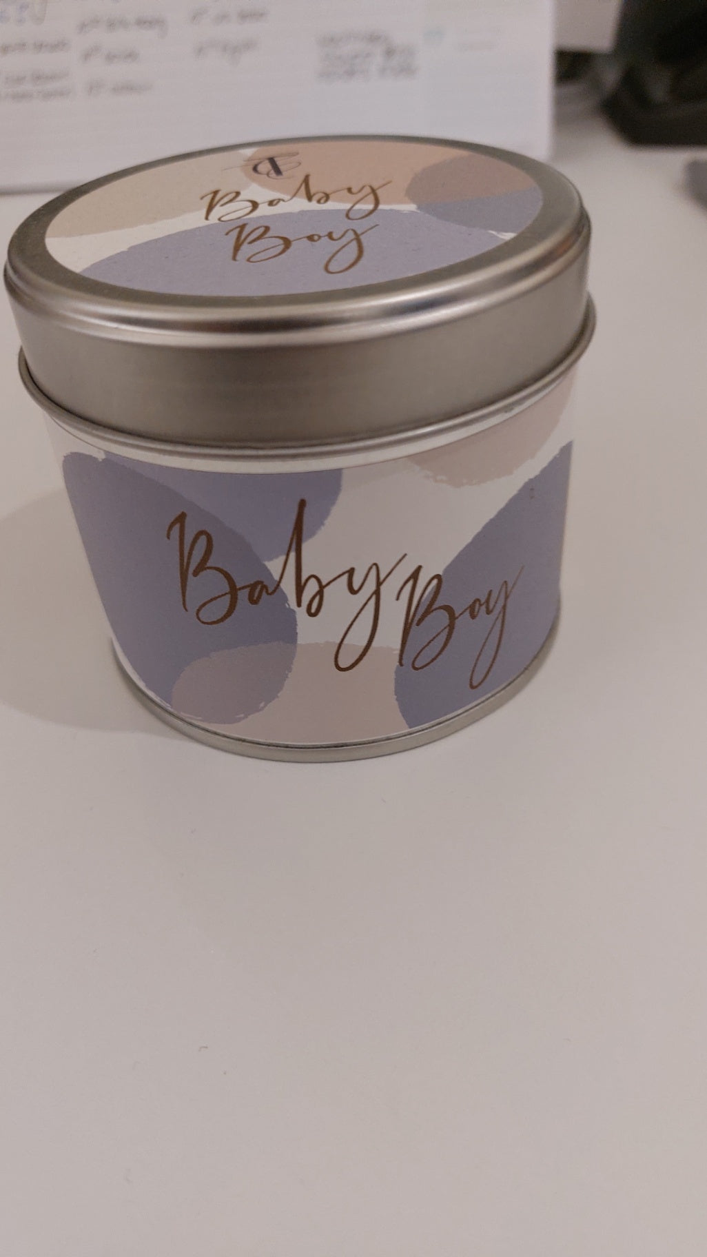 Kerze Colour Mix "Baby Boy"