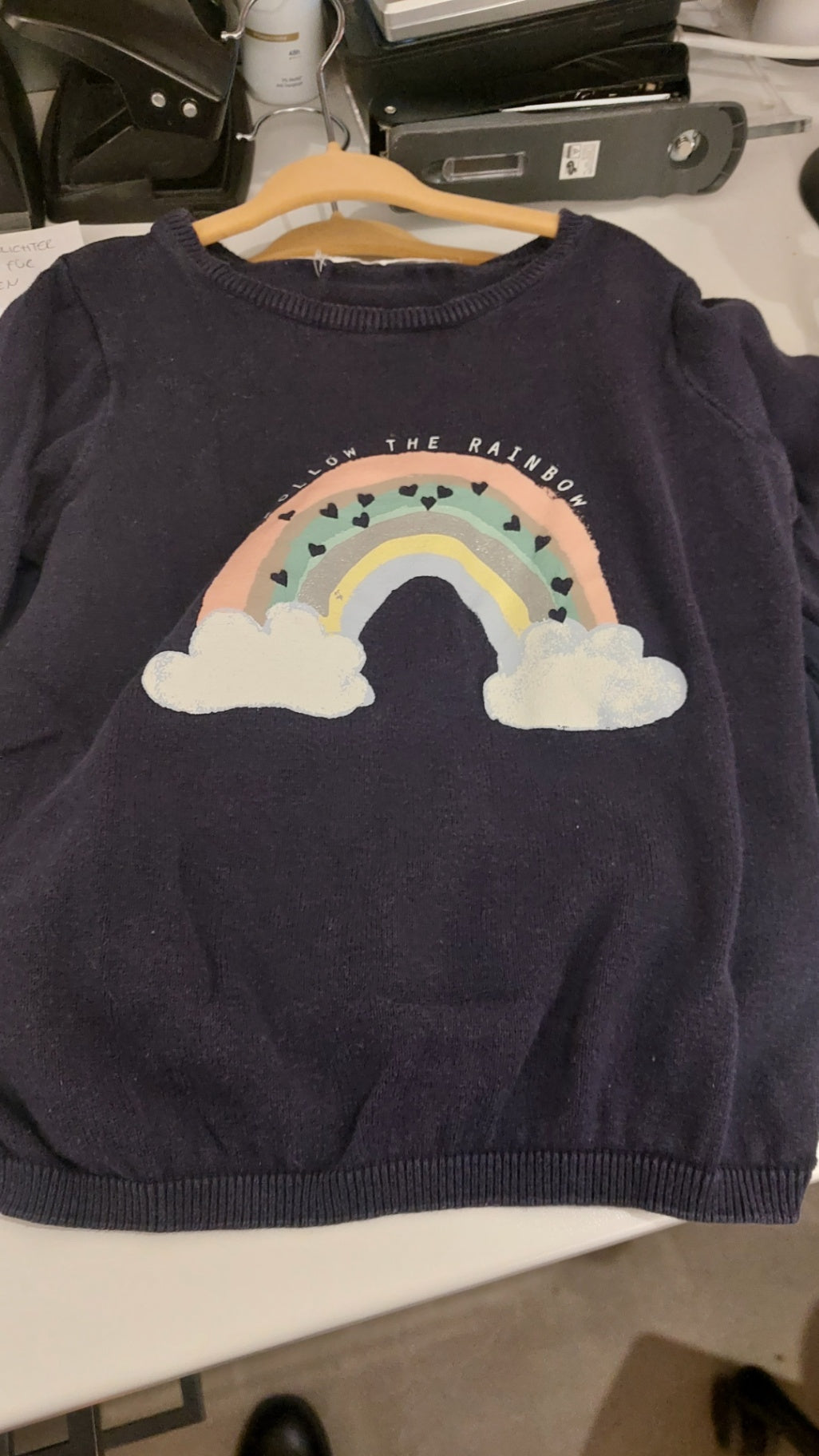 H&M Pullover Dunkelblau Größe: 110