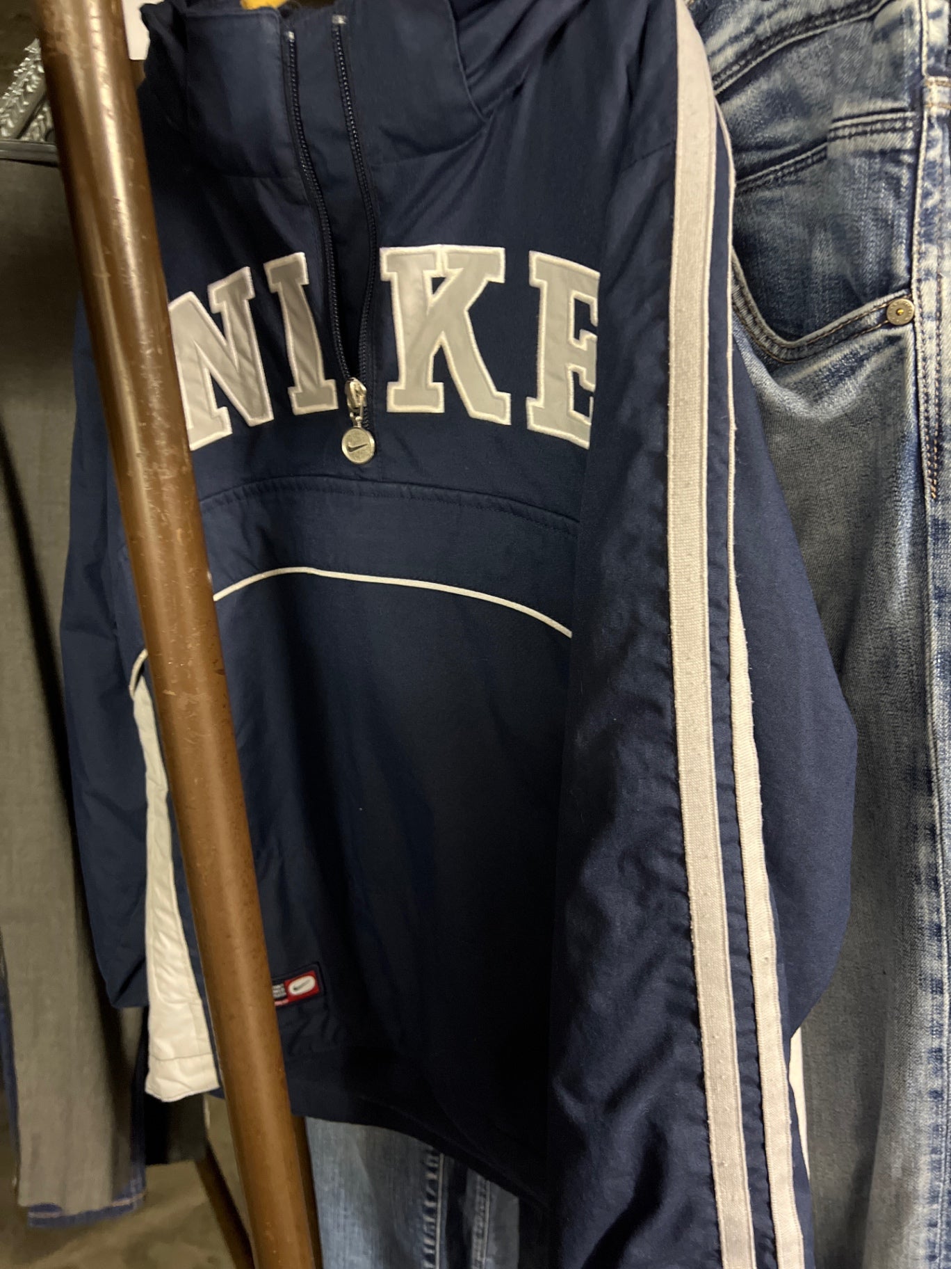Nike Windbreaker Blau Größe: 128-140