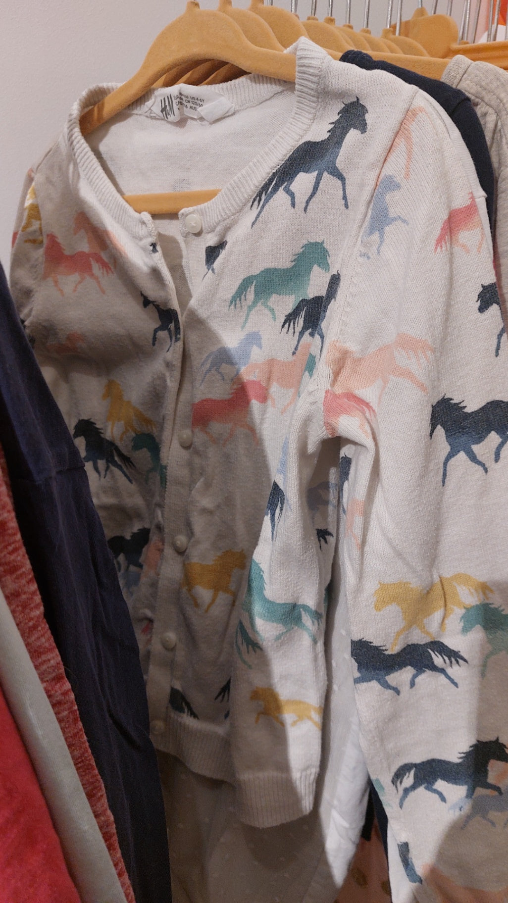 H&M Cardigan Mehrfarbig Größe: 110/116