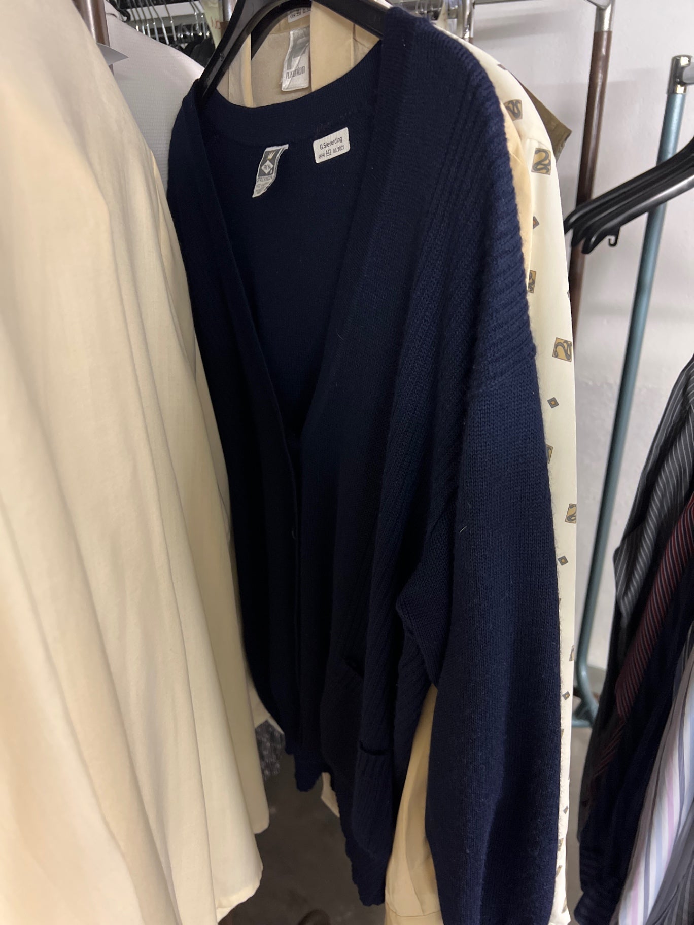 Freya Strickjacke Dunkelblau Größe: XXXL