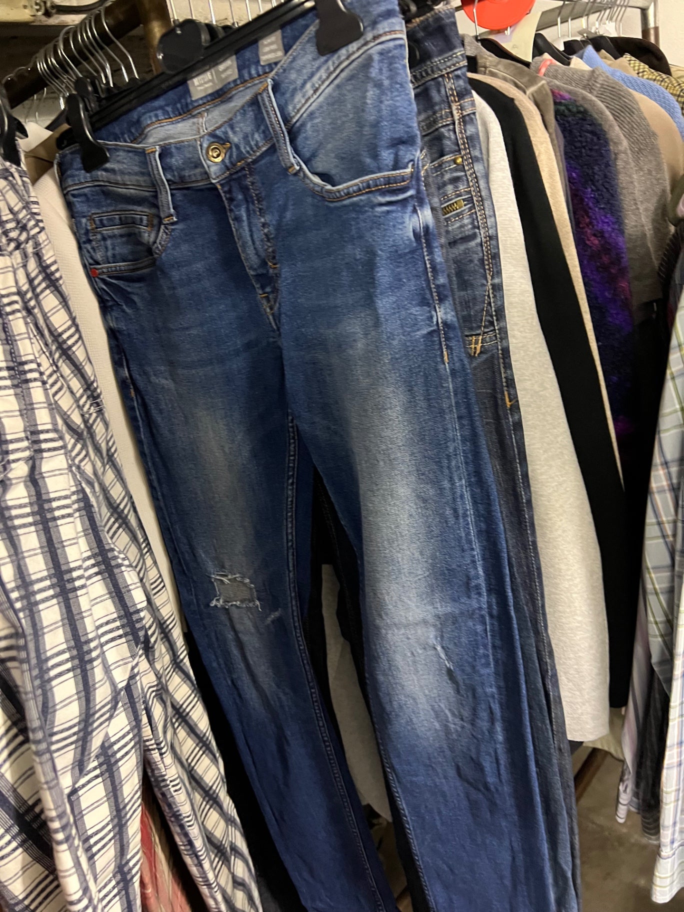 Mustang Jeans Blau Größe: 33/34
