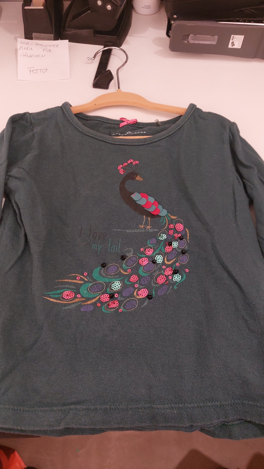 Unbekannt Langarmshirt Dunkelblau Größe: 104