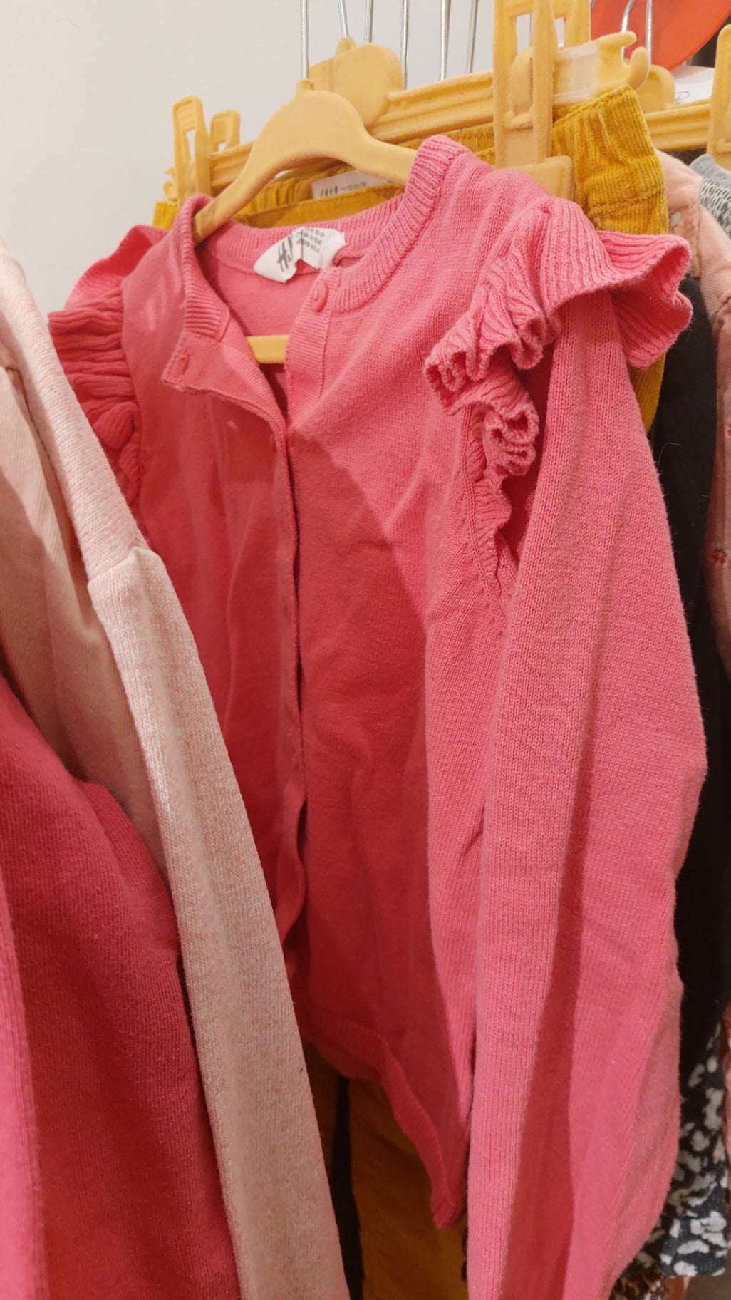 H&M Strickjacke Rosa Größe: 110