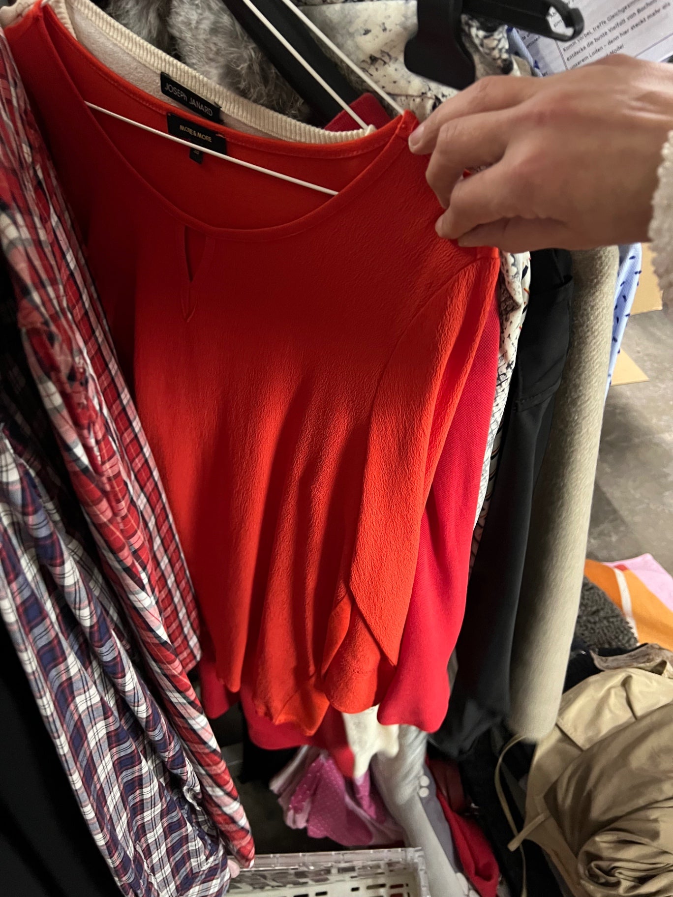 More&More Bluse Rot Größe: 38