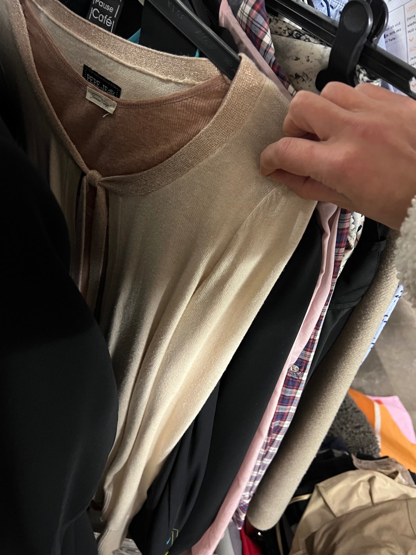 American Vintage Top Beige Größe: S