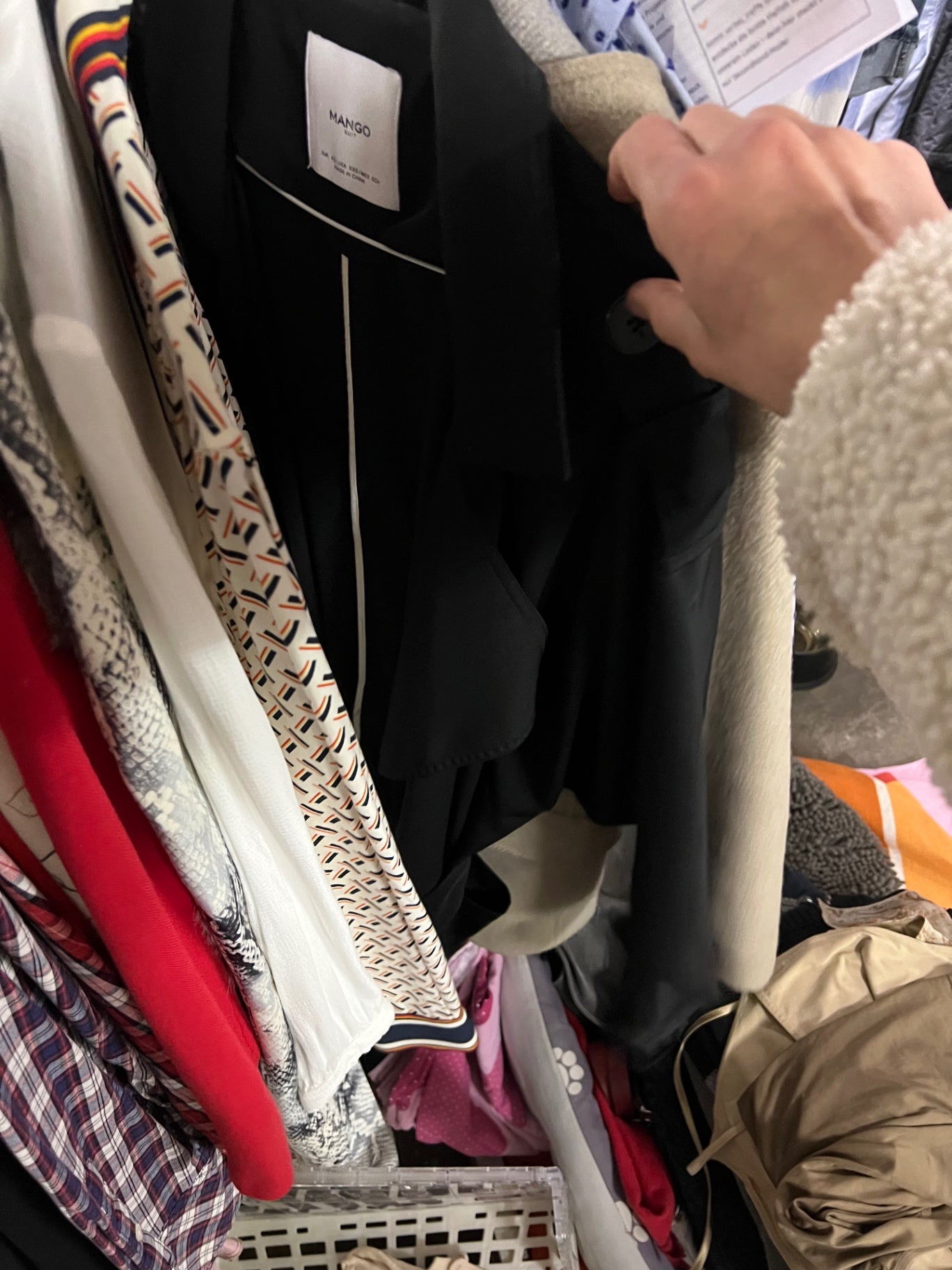 Mango Jacke Schwarz Größe: XS
