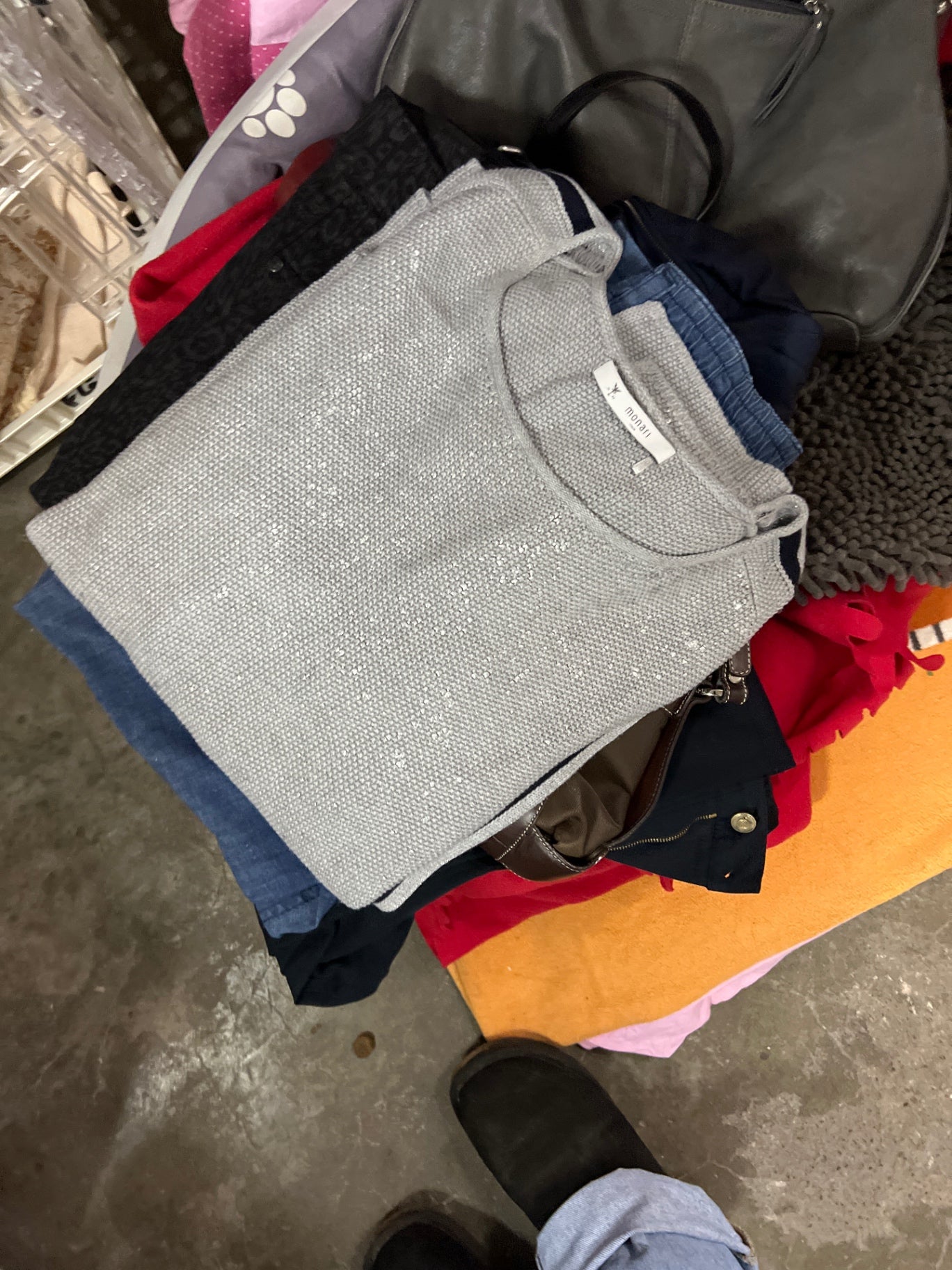 Monari Pullover Grau Größe:M