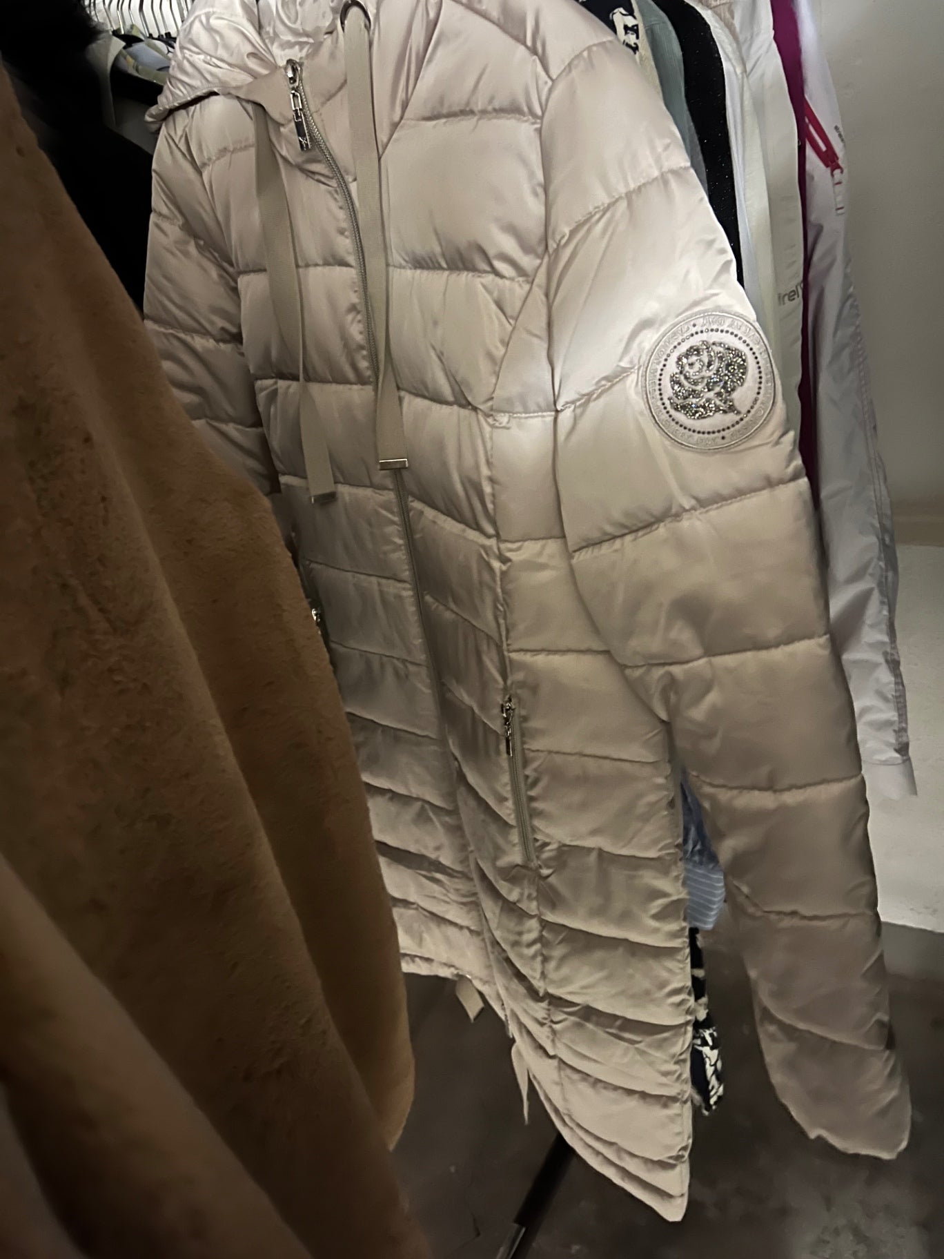 Monari Mantel Beige Größe: M