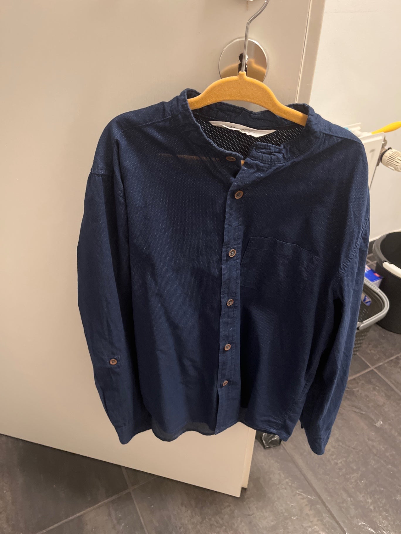 H&M Hemd Blau Größe: 146