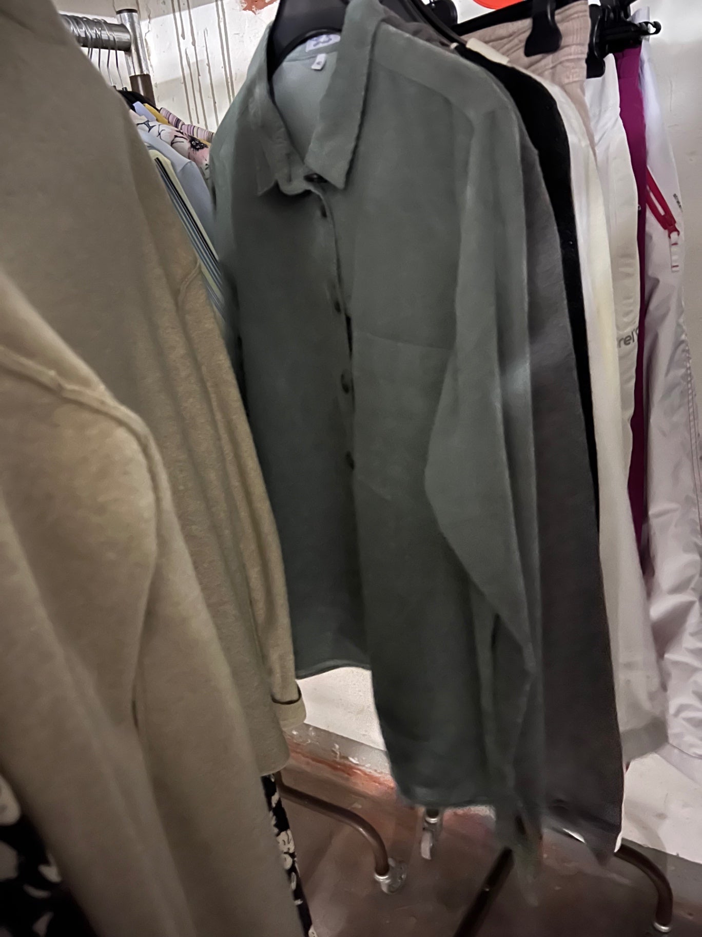 Marie Lund Hemd Grau Größe: M