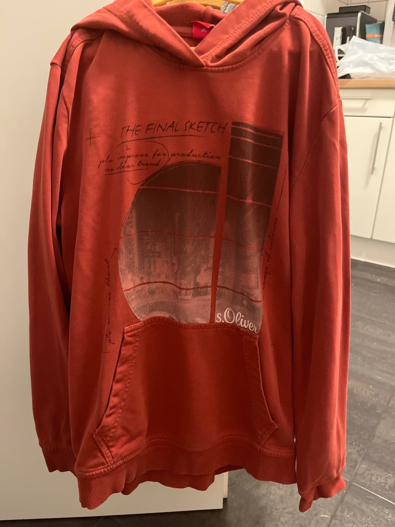 s.Oliver Hoodie Rot Größe: 152