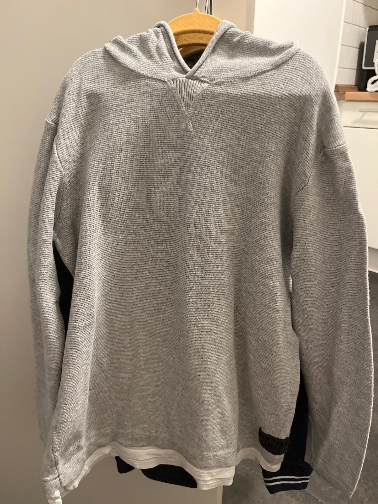 H&M Kapuzenpullover Grau Größe: 146/152