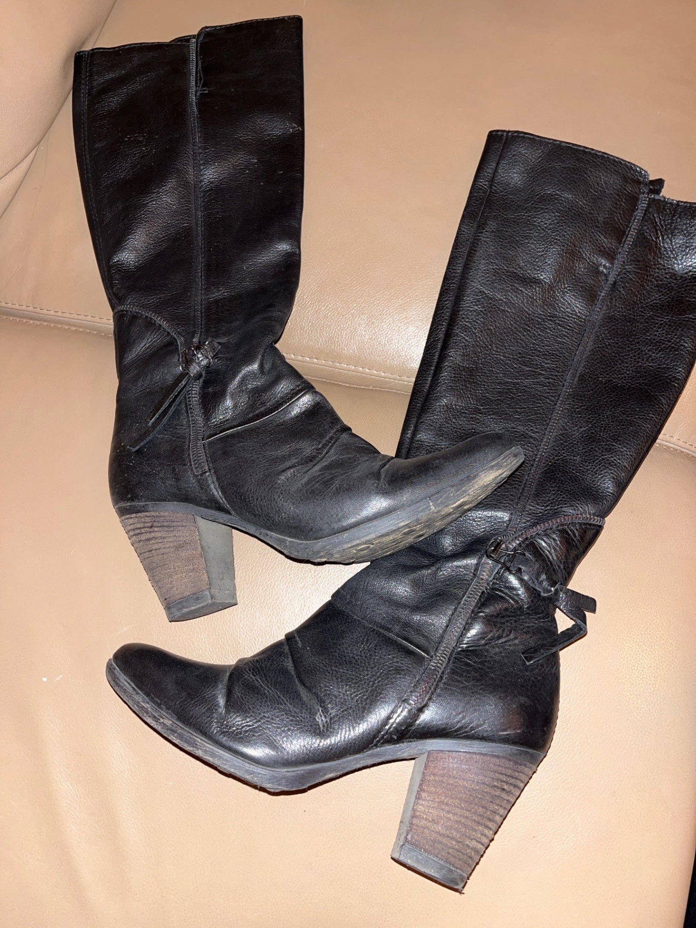 Mjus Stiefel Schwarz Größe: 39