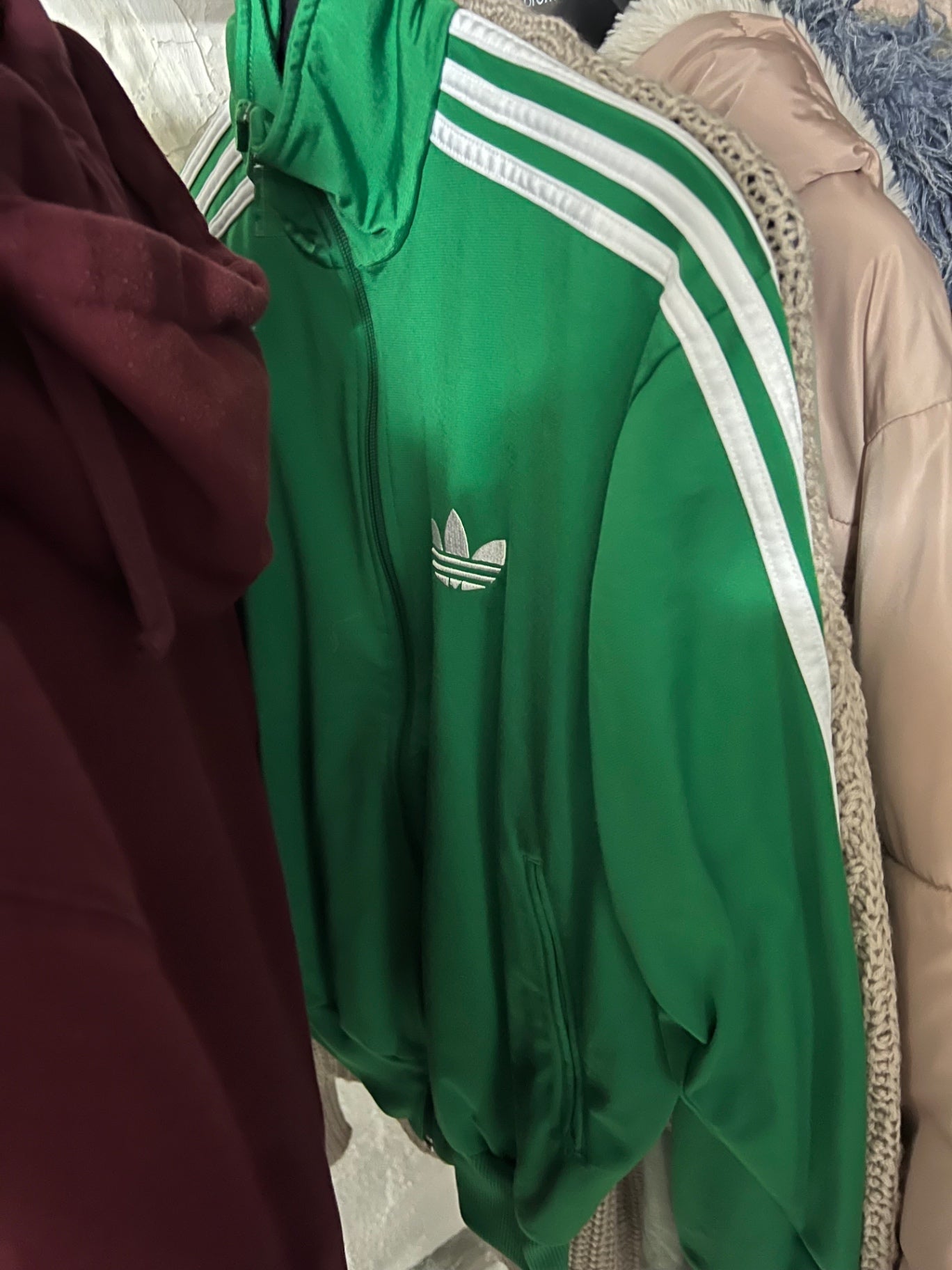 Adidas Trainingsjacke Grün Größe: XS