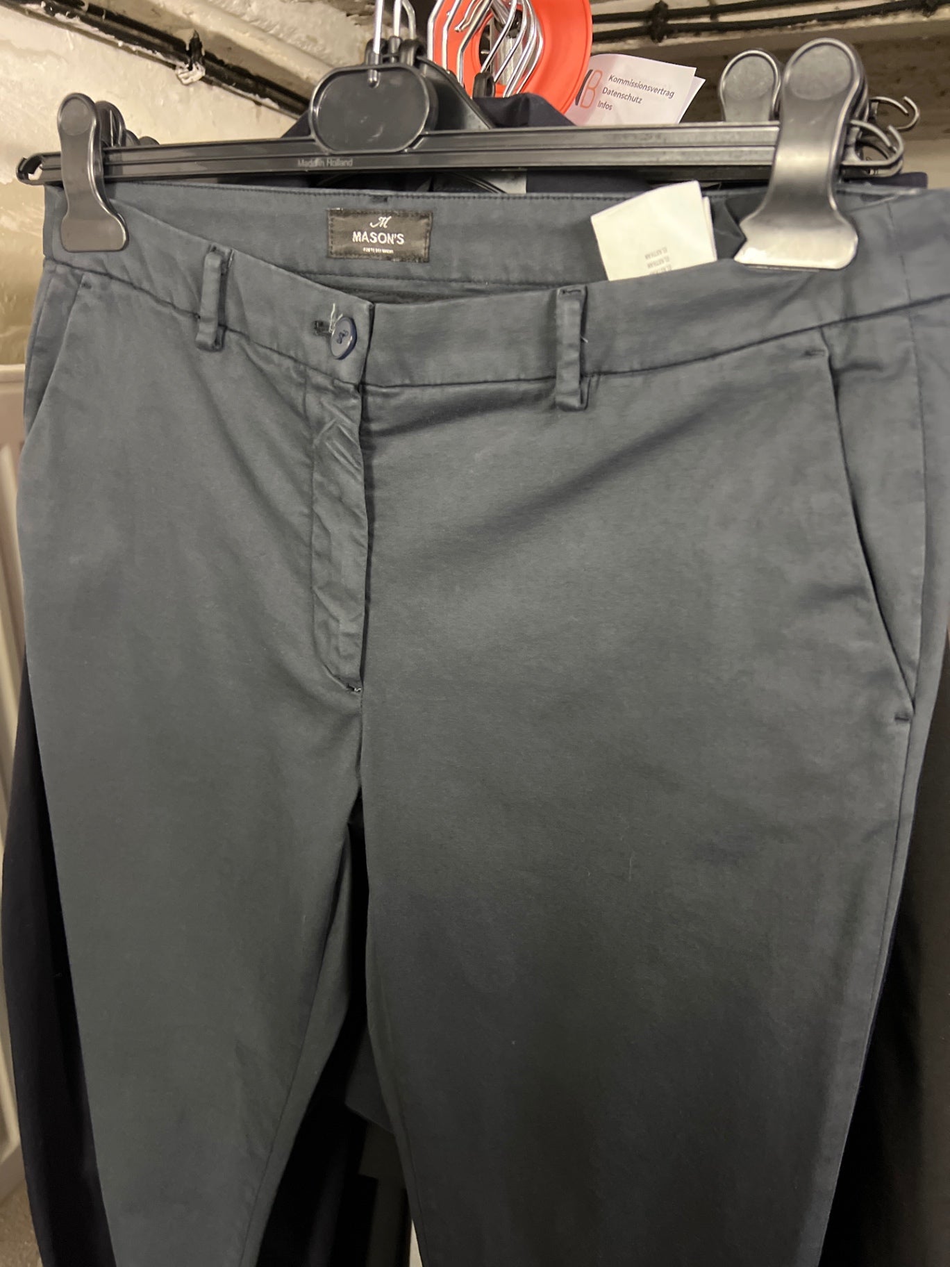 Mason's Chinohose Dunkelgrau Größe: 46
