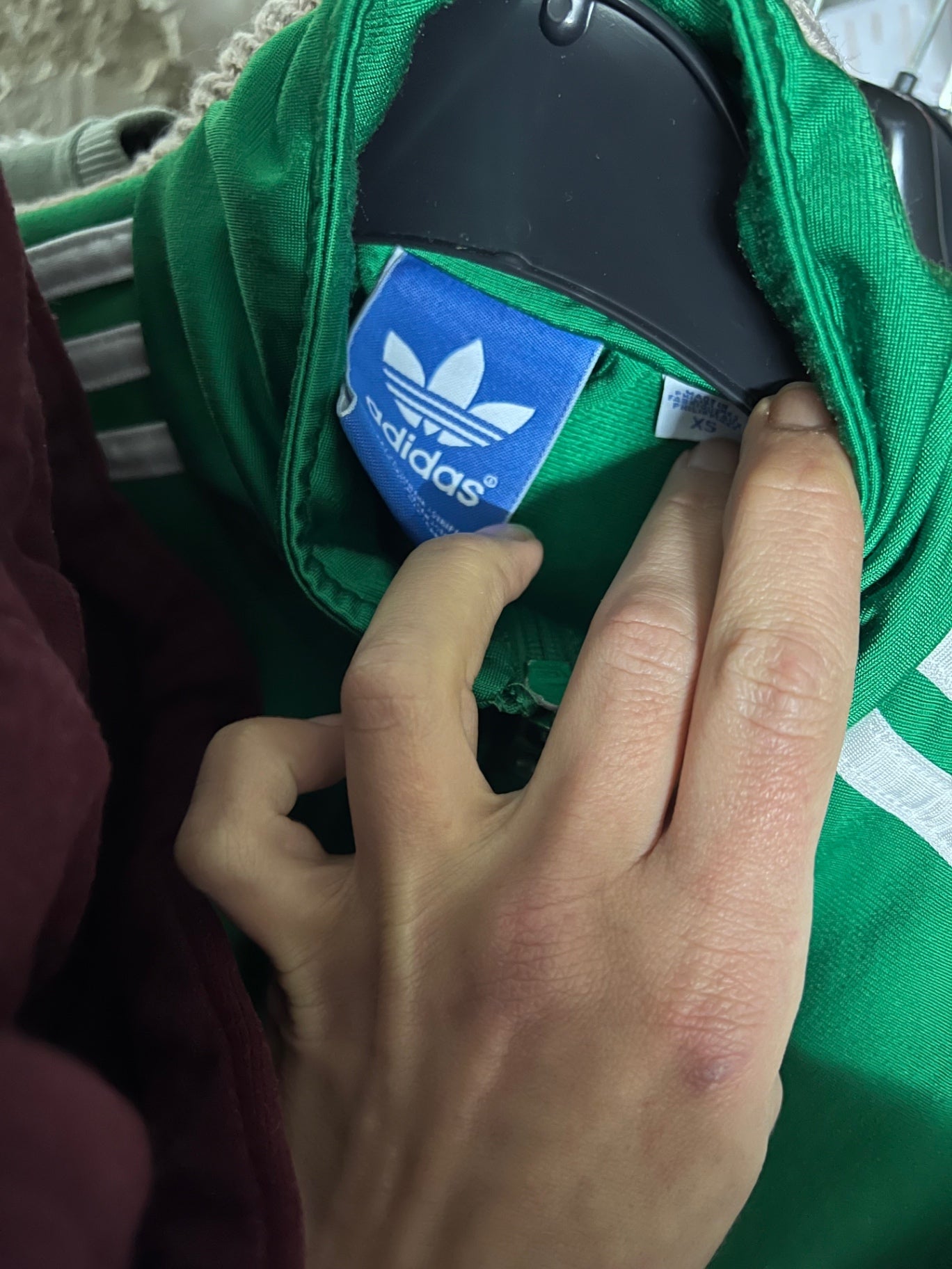 Adidas Trainingsjacke Grün Größe: XS