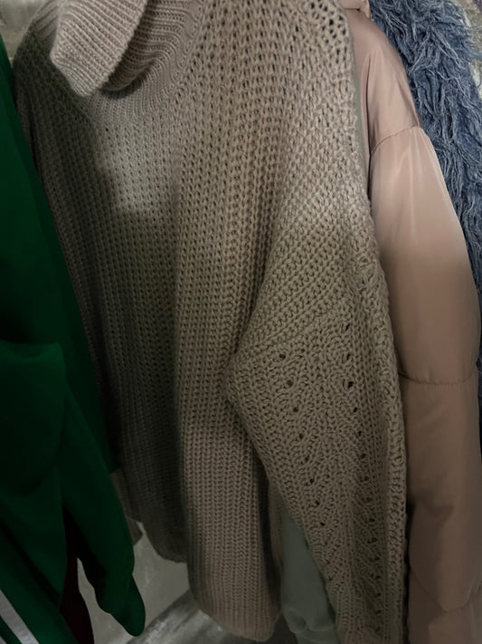 Shein Pullover Beige Größe: 38