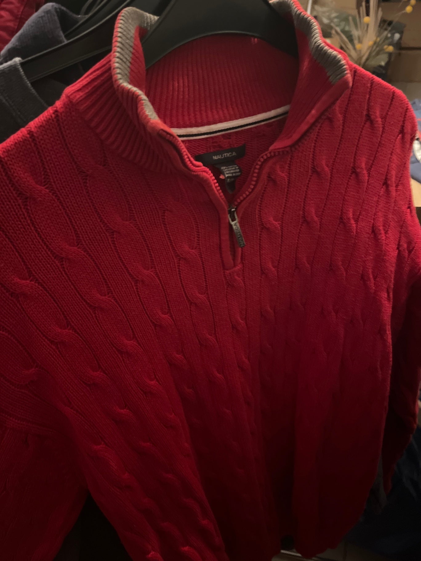 Nautica Pullover Rot Größe: Xl