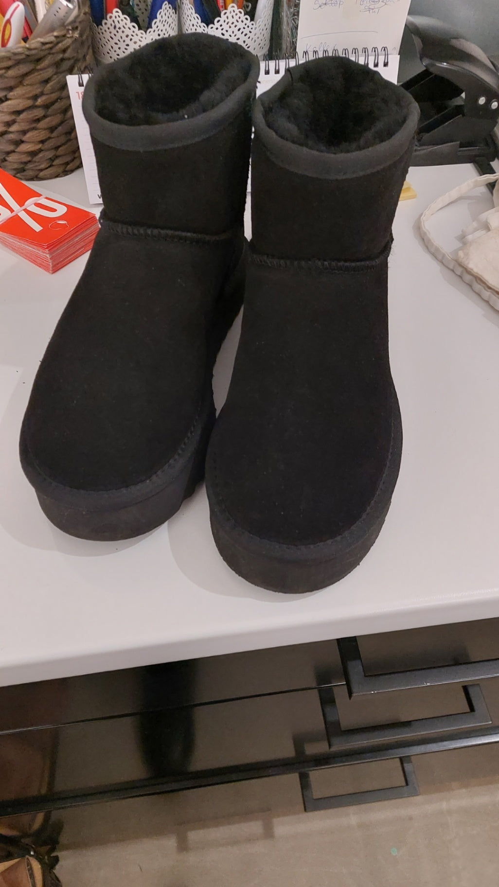 Boots Boots Schwarz Größe: 39/40