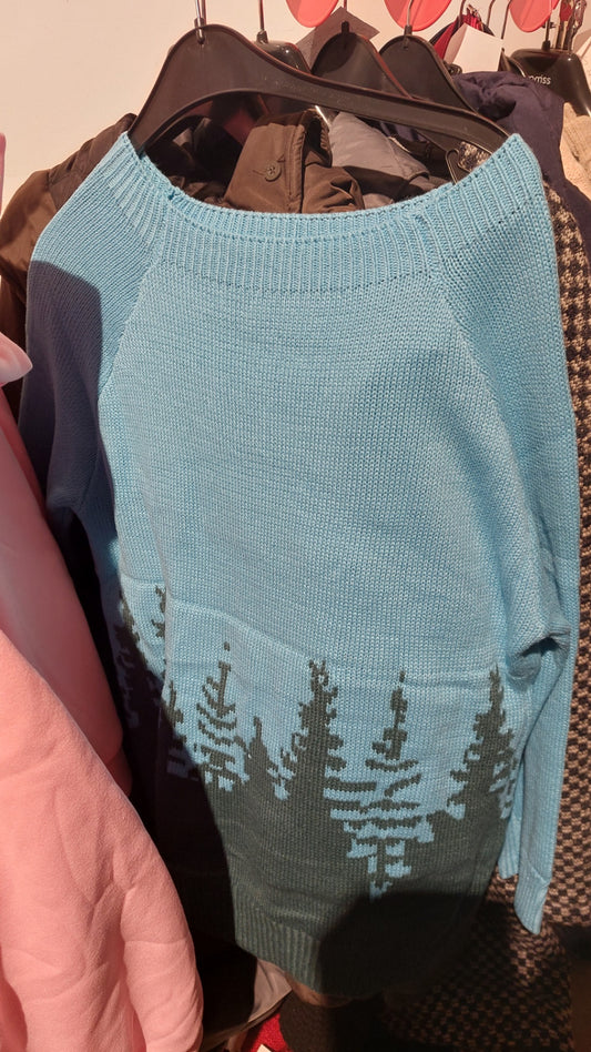 Pullover Hellblau und Grün Größe: