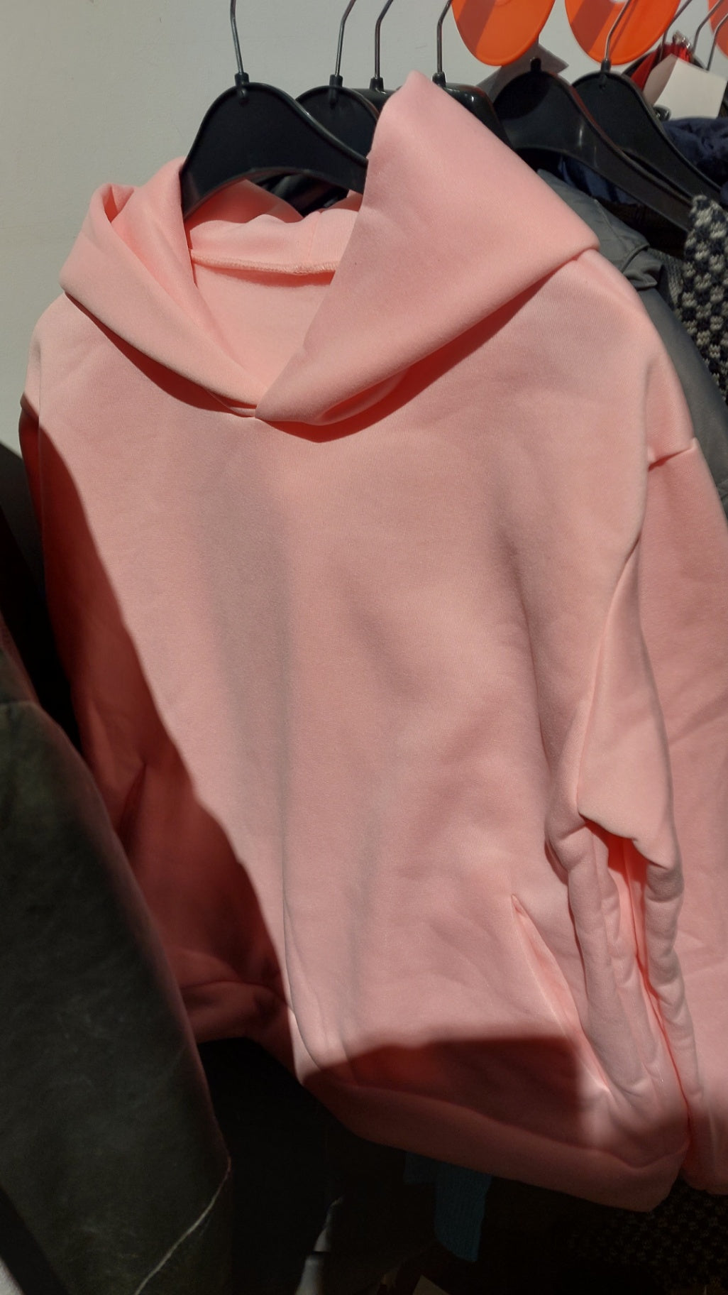 Hoodie Rosa Größe: L