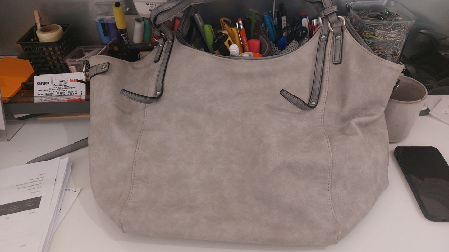 Gina Benotti Handtasche Beige Größe:
