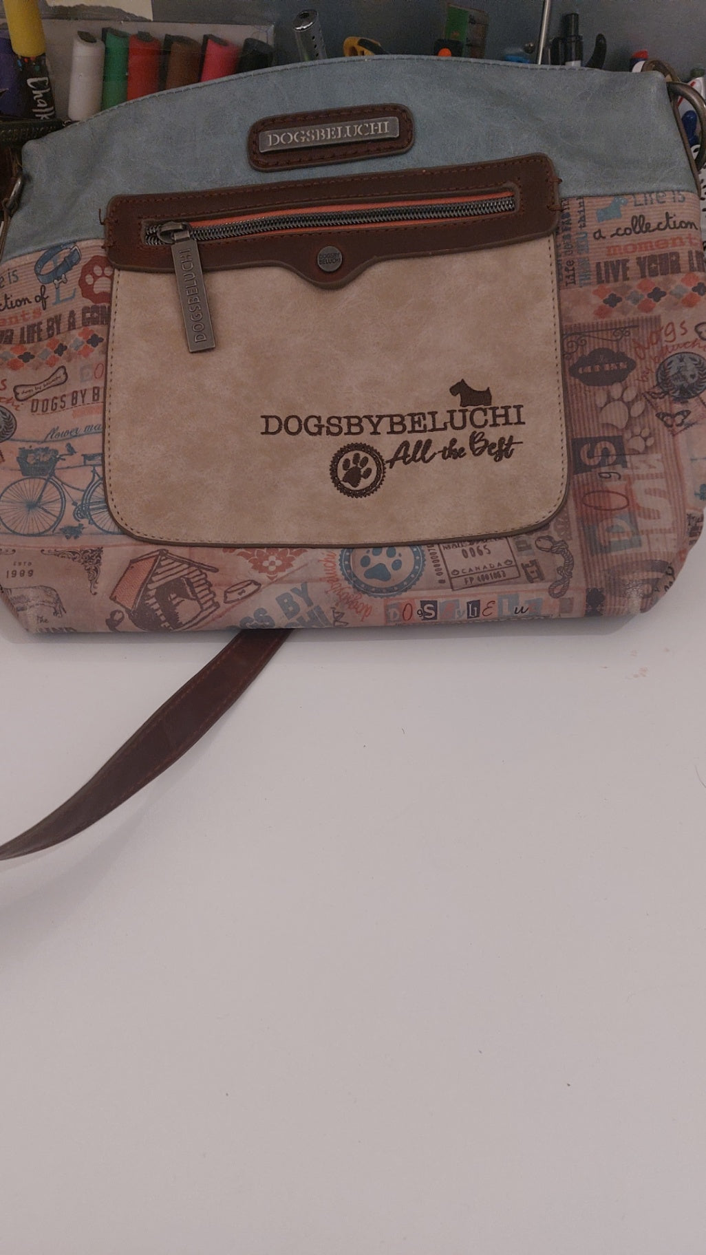 Dogs by Beluchi Tasche Mehrfarbig Größe: