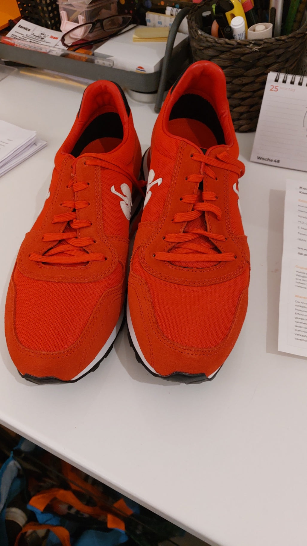 Engelbert & Strauß Sneaker Rot Größe: 43