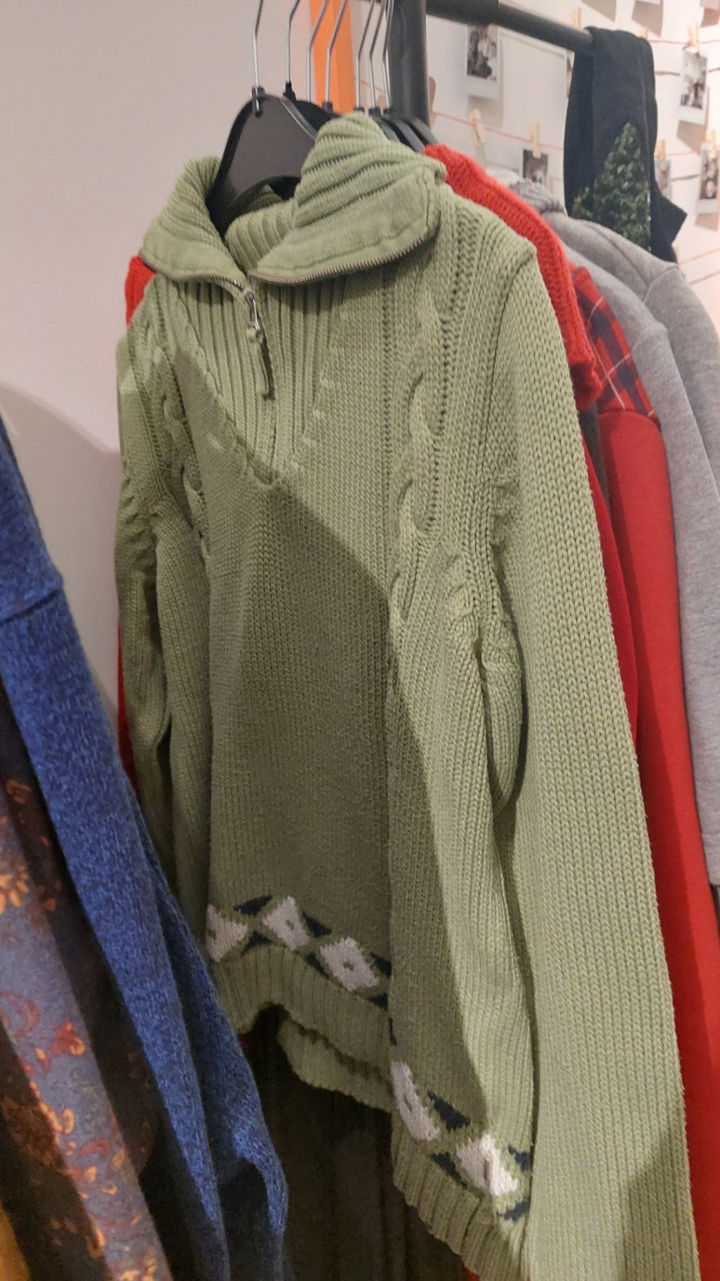 Wissmach Pullover Grün Größe: L