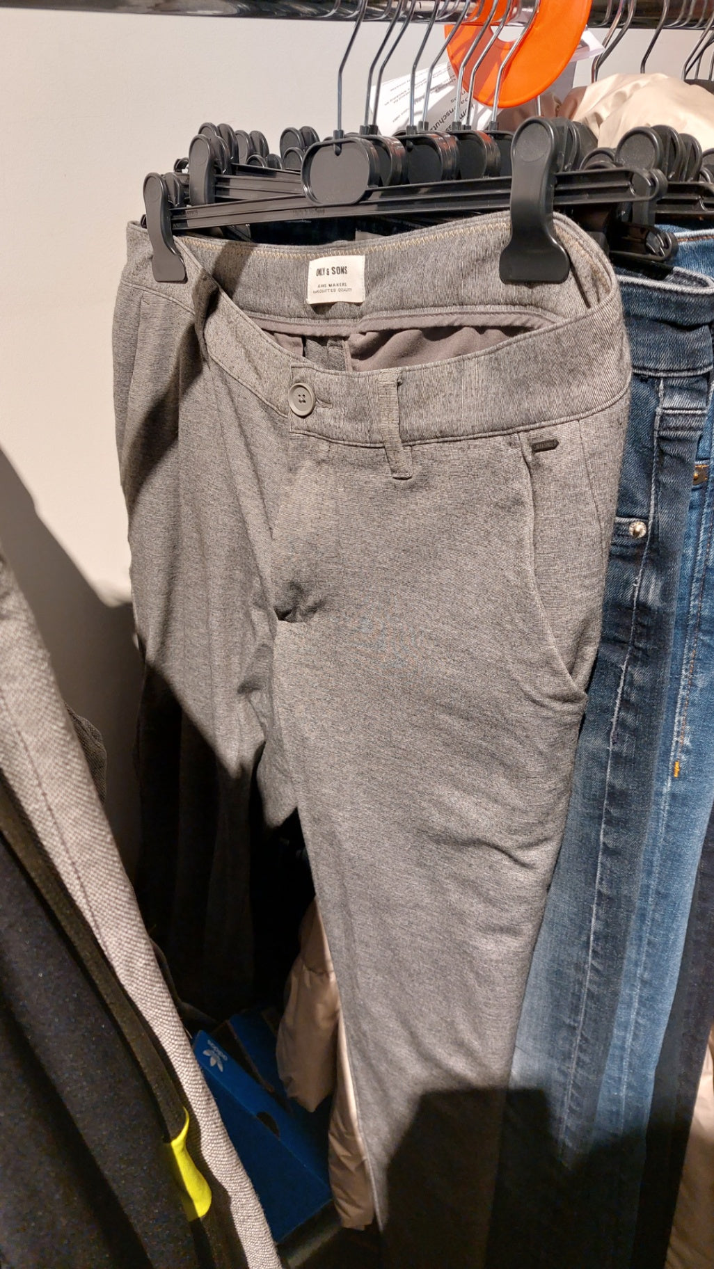 Only & Sons Stoffhose Grau Größe: W36 L32