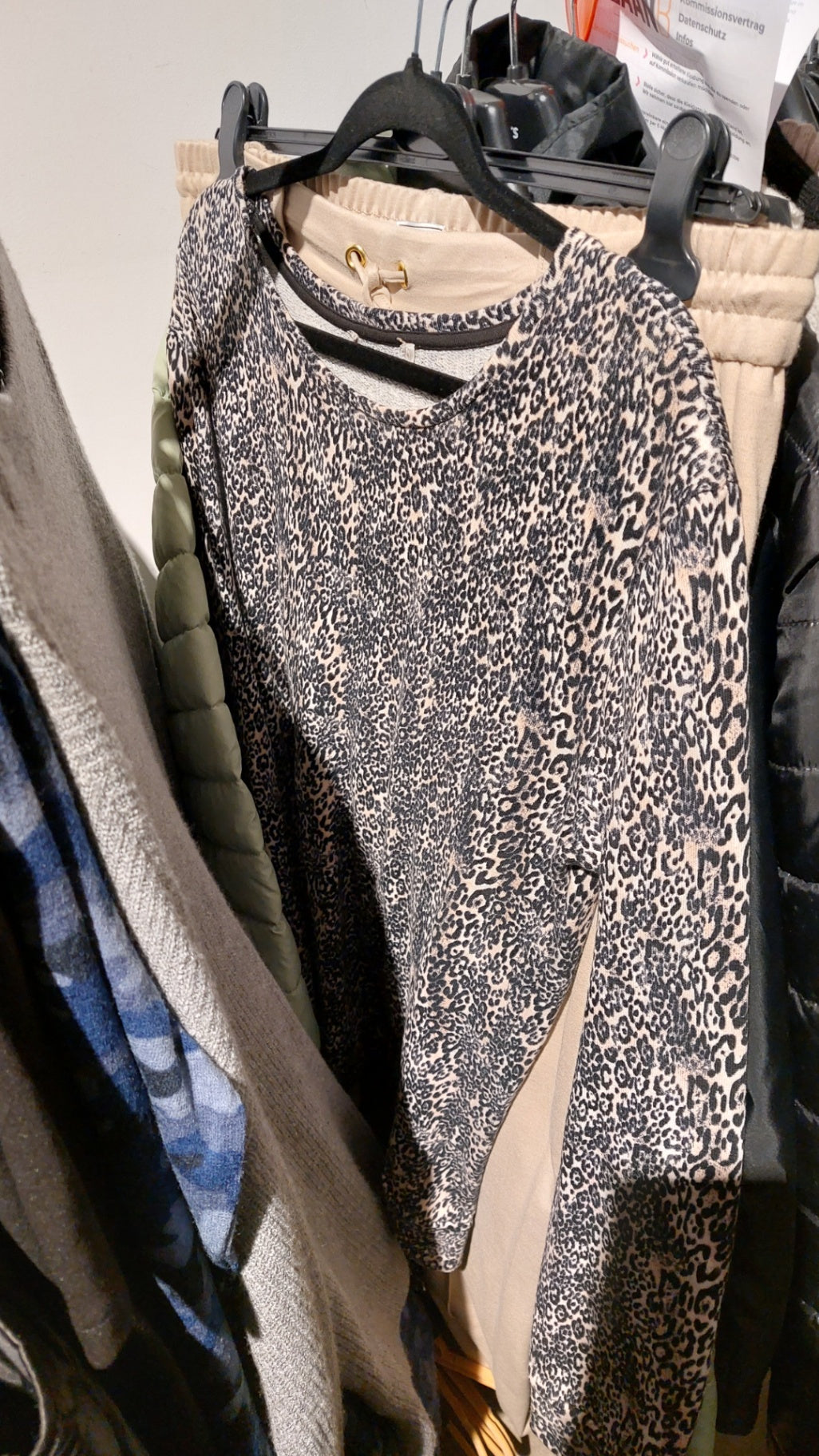 Pullover Leopardenmuster Größe: XL