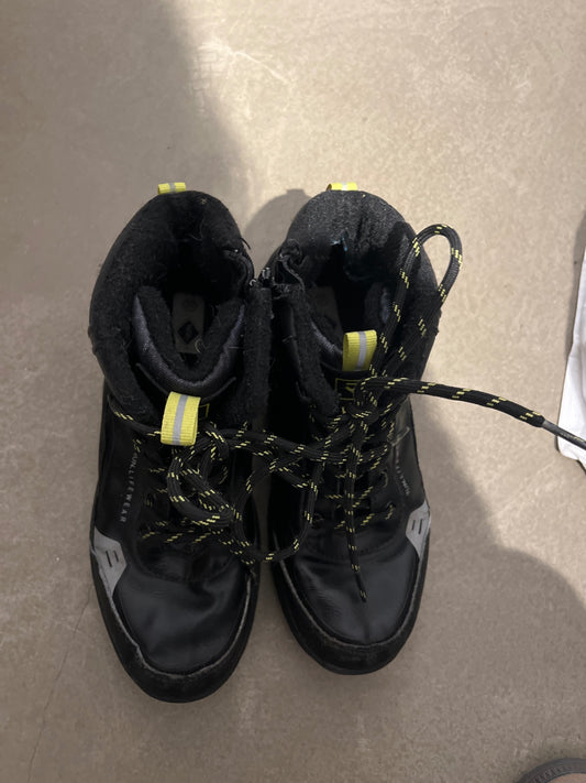 Run Stiefel Schwarz Größe: