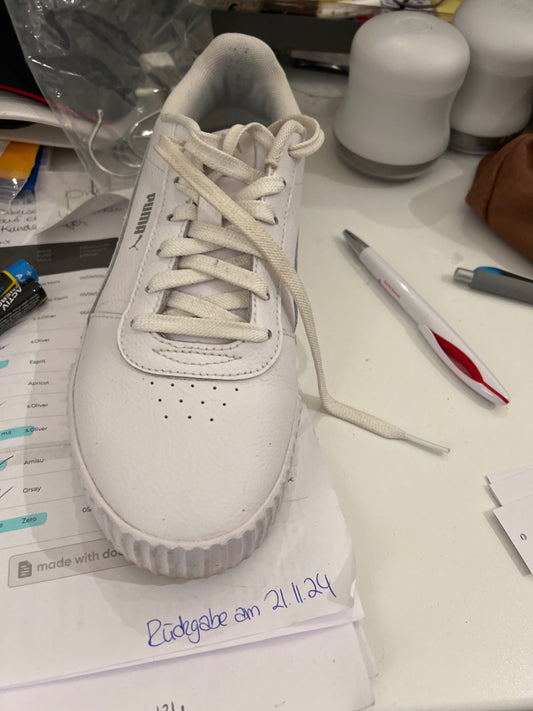 Puma Sneaker Weiß Größe: 40,5