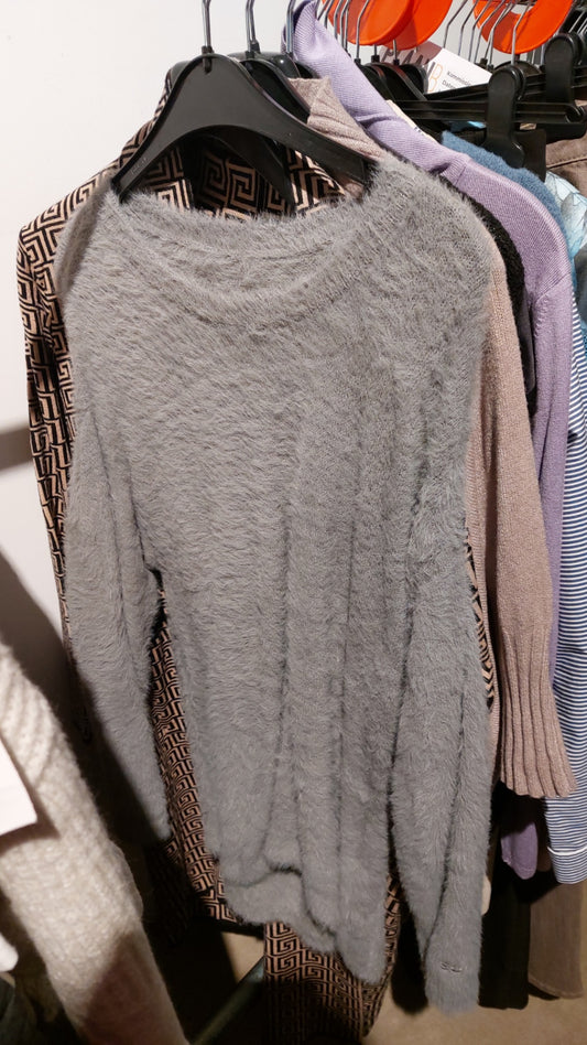 Pullover Grau Größe: S - M