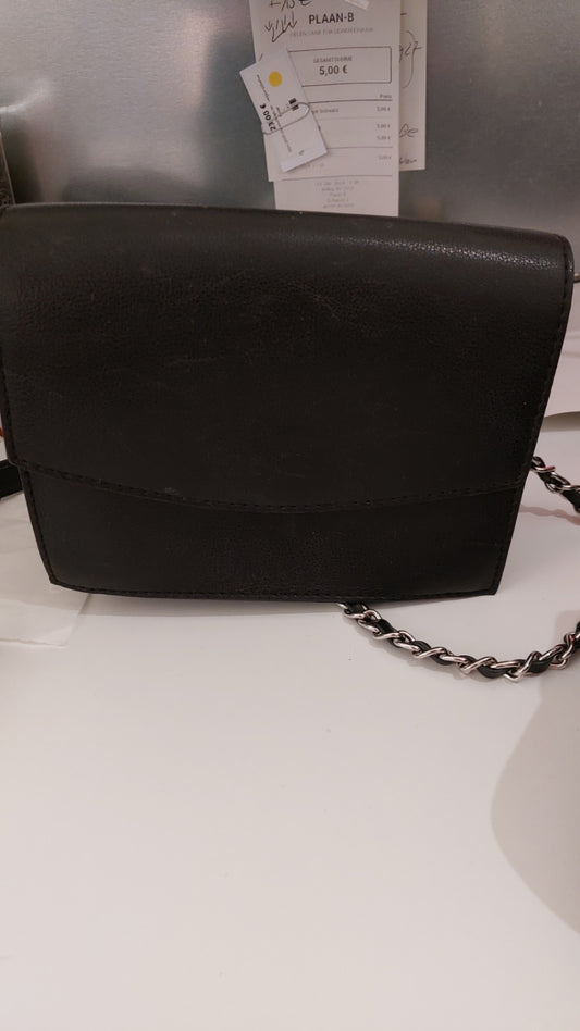 Pieces Handtasche Schwarz Größe: