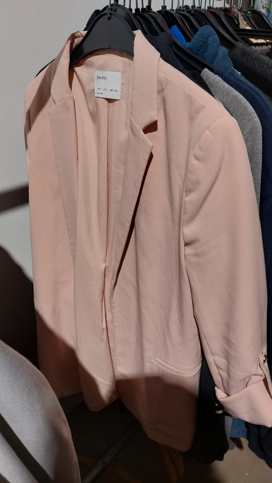 Bershka Blazer Rosa Größe: S