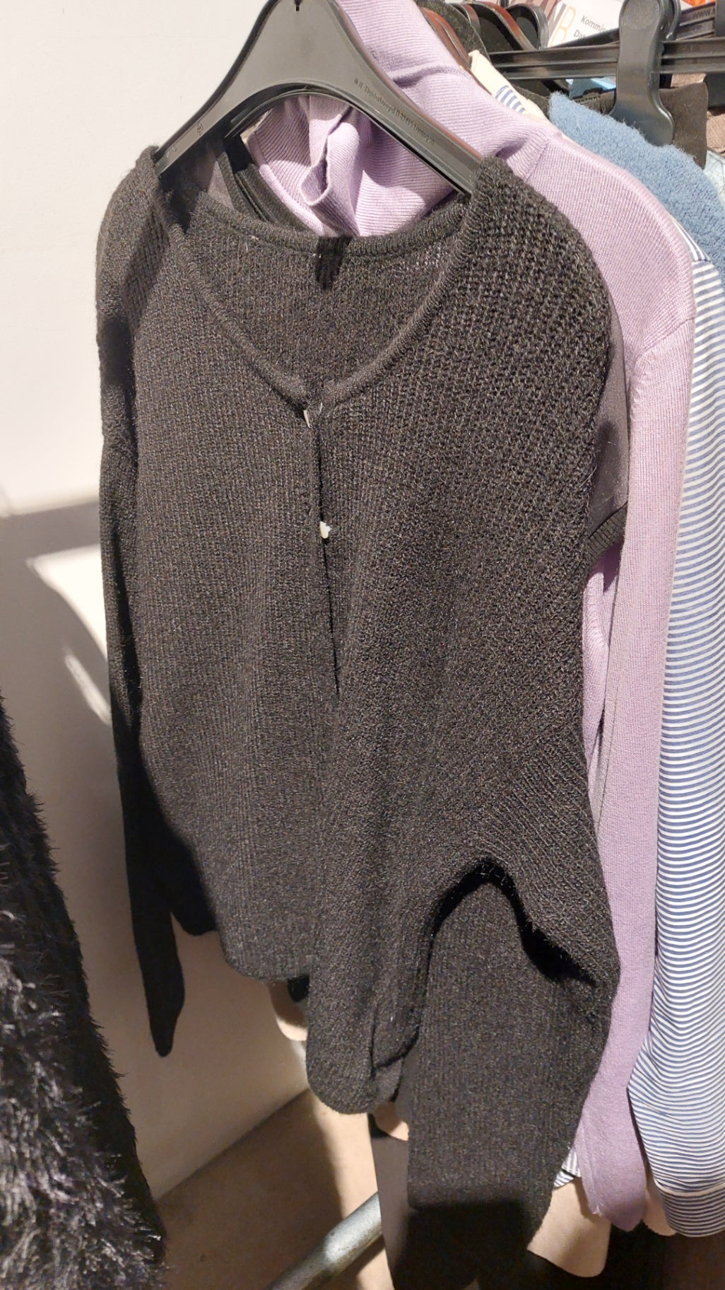 Strickjacke Schwarz Größe: S