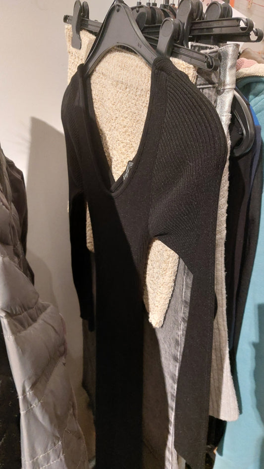 Stradivarius Kleid Schwarz Größe: S