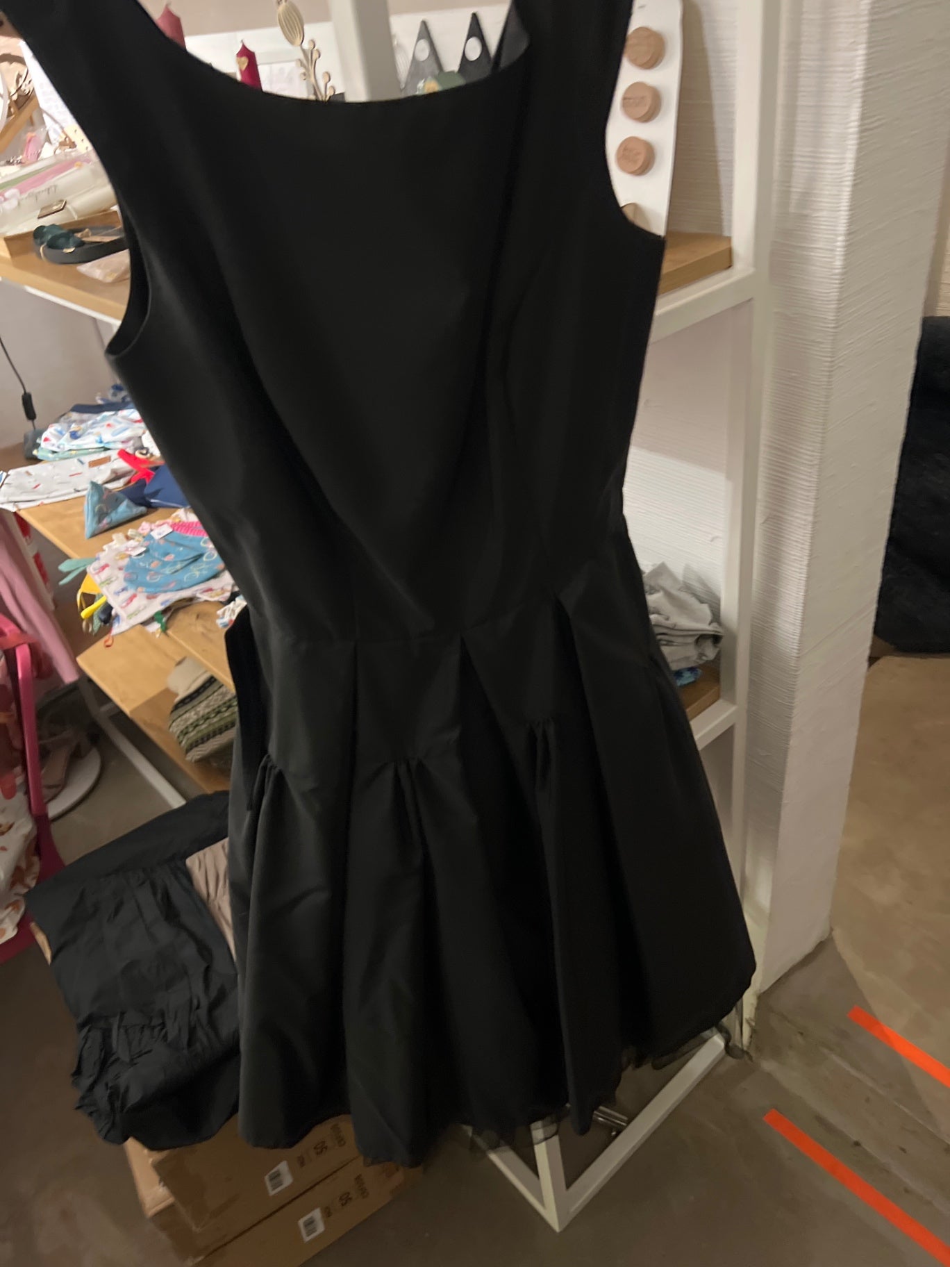 Swing Kleid Schwarz Größe: S
