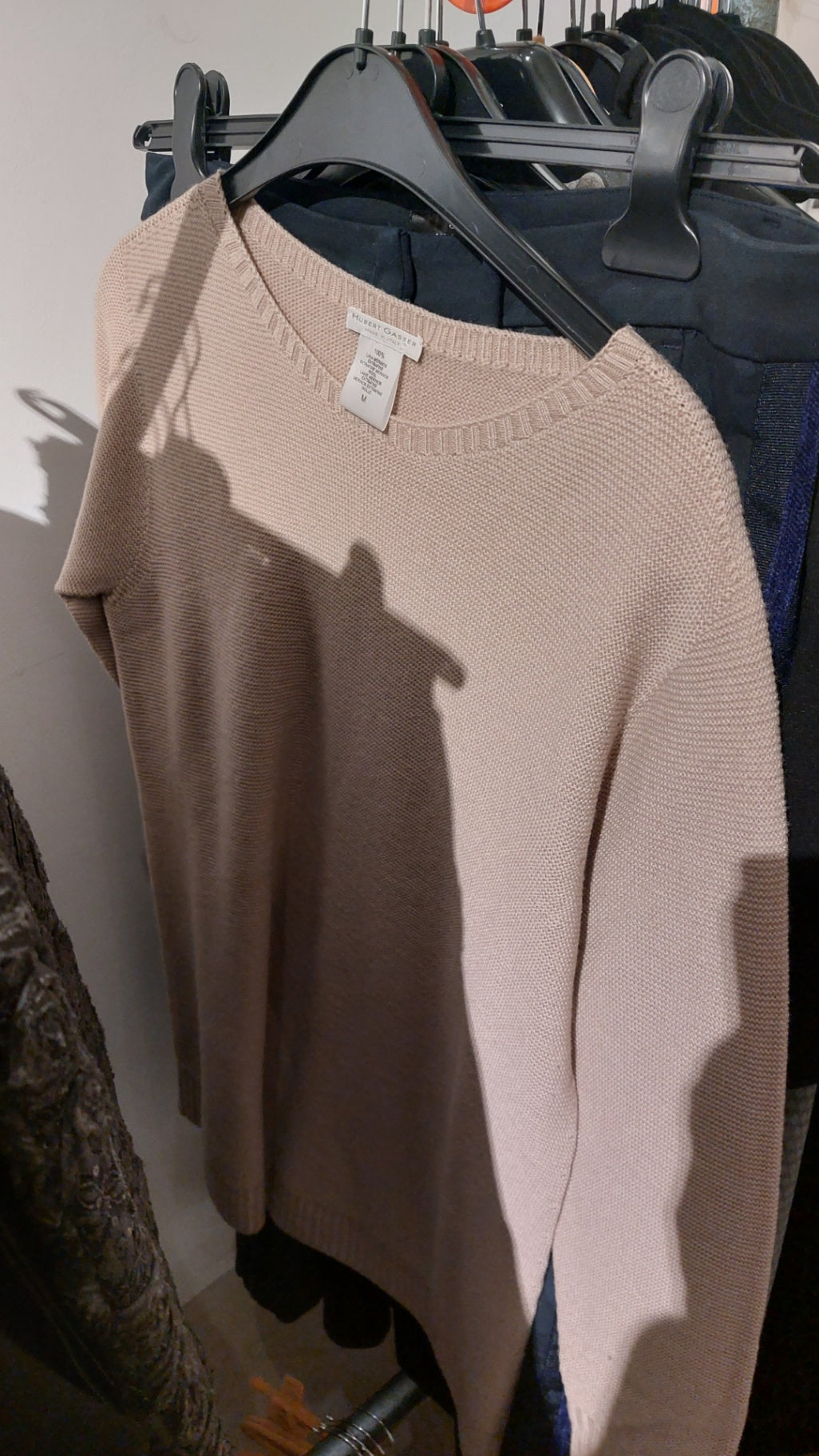 Hubert Gasser Pullover Beige Größe: M