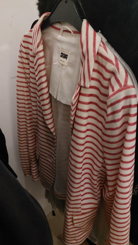 Change Blazer Rot und Beige Größe: S - M