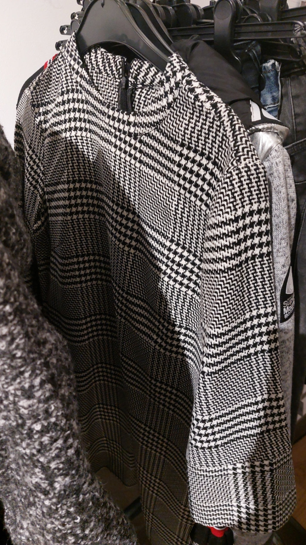 Kleid Schwarz-Weiß Größe: S