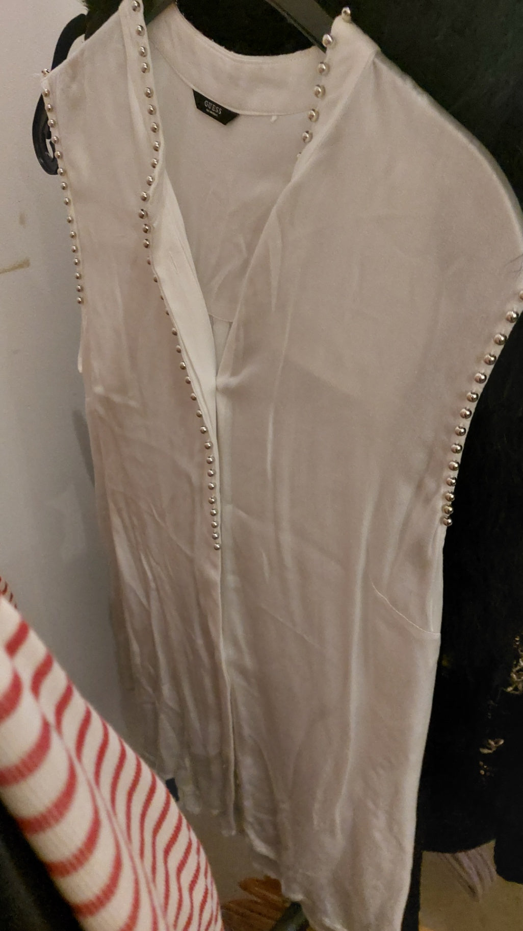 Guess Bluse Weiß Größe: S