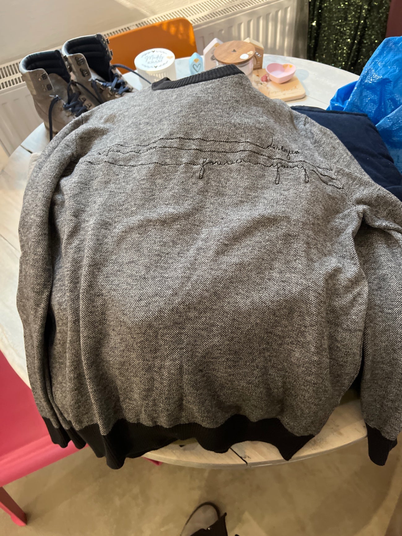 Desigual Pullover Grau Größe: L