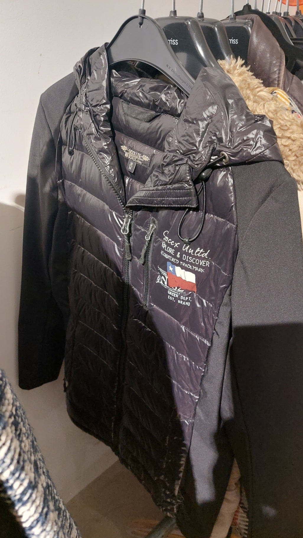 Soccx Jacke Schwarz Größe: M