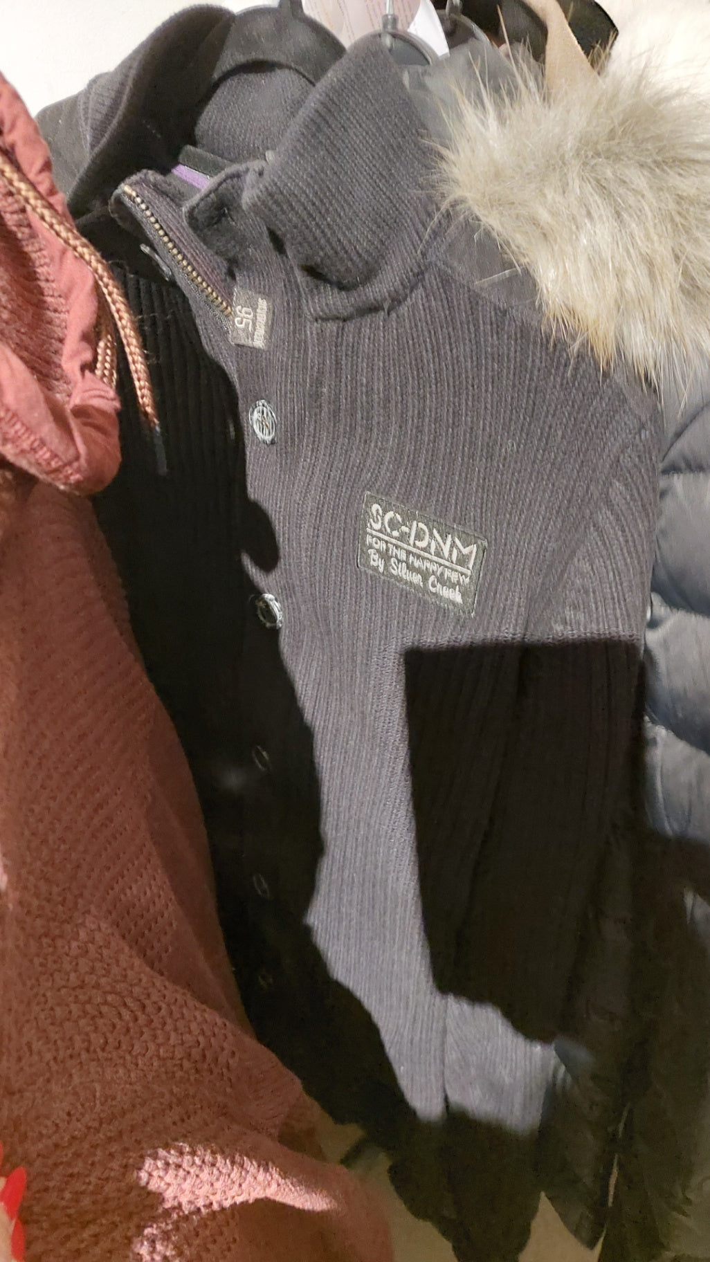 Silvercreek Strickjacke Schwarz Größe: L
