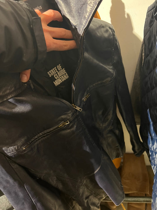 State of Claude Montana Lederjacke Vintage Größe: S